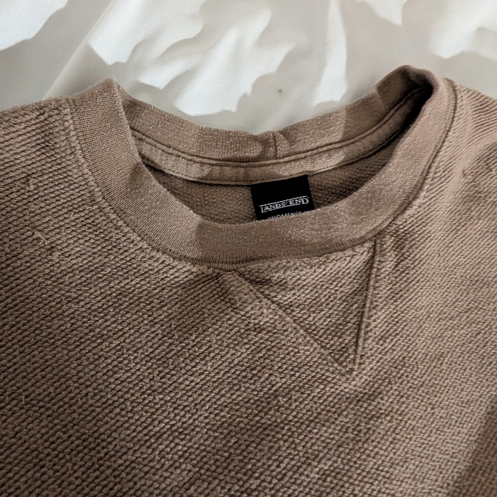 Lands' End Crewneck Sweatshirt - Picture 2 of 9